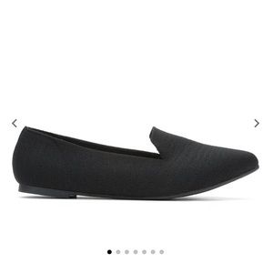 JellyPop Marianne Black Loafer Work Flat